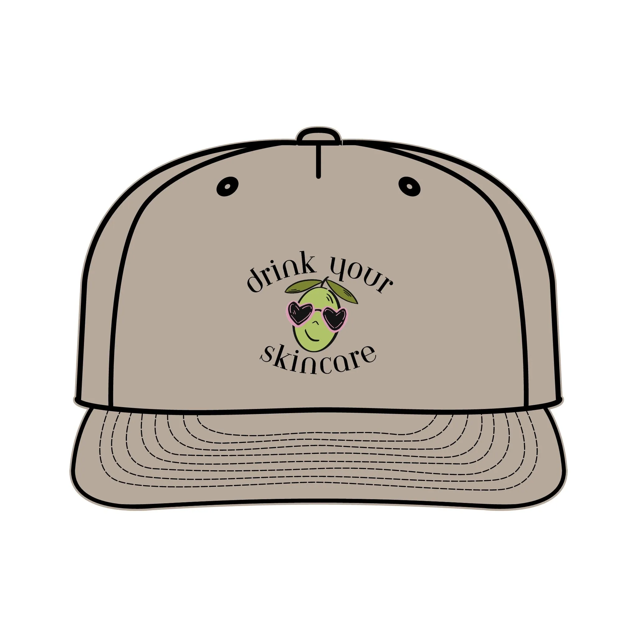 Drink your skincare / olive trees /Surf Cap