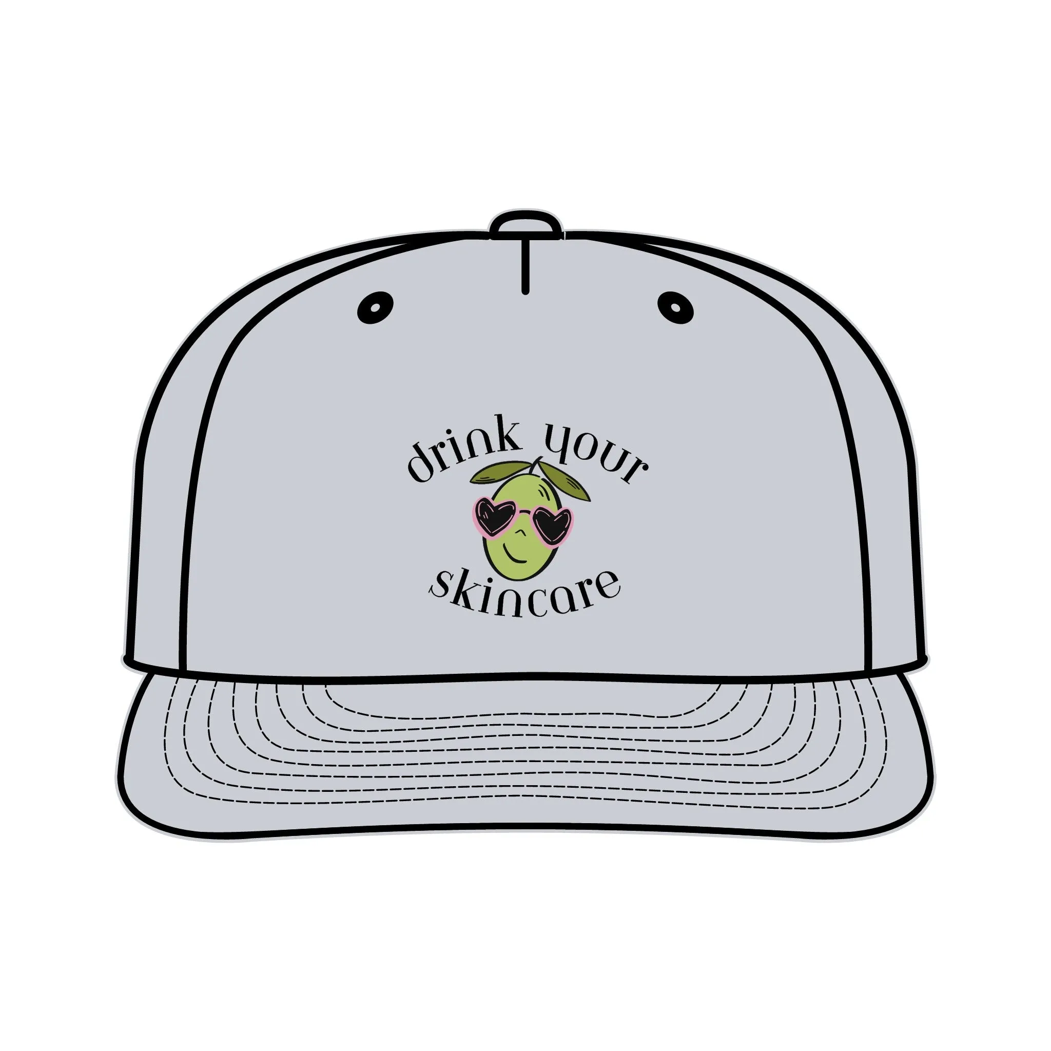 Drink your skincare / olive trees /Surf Cap