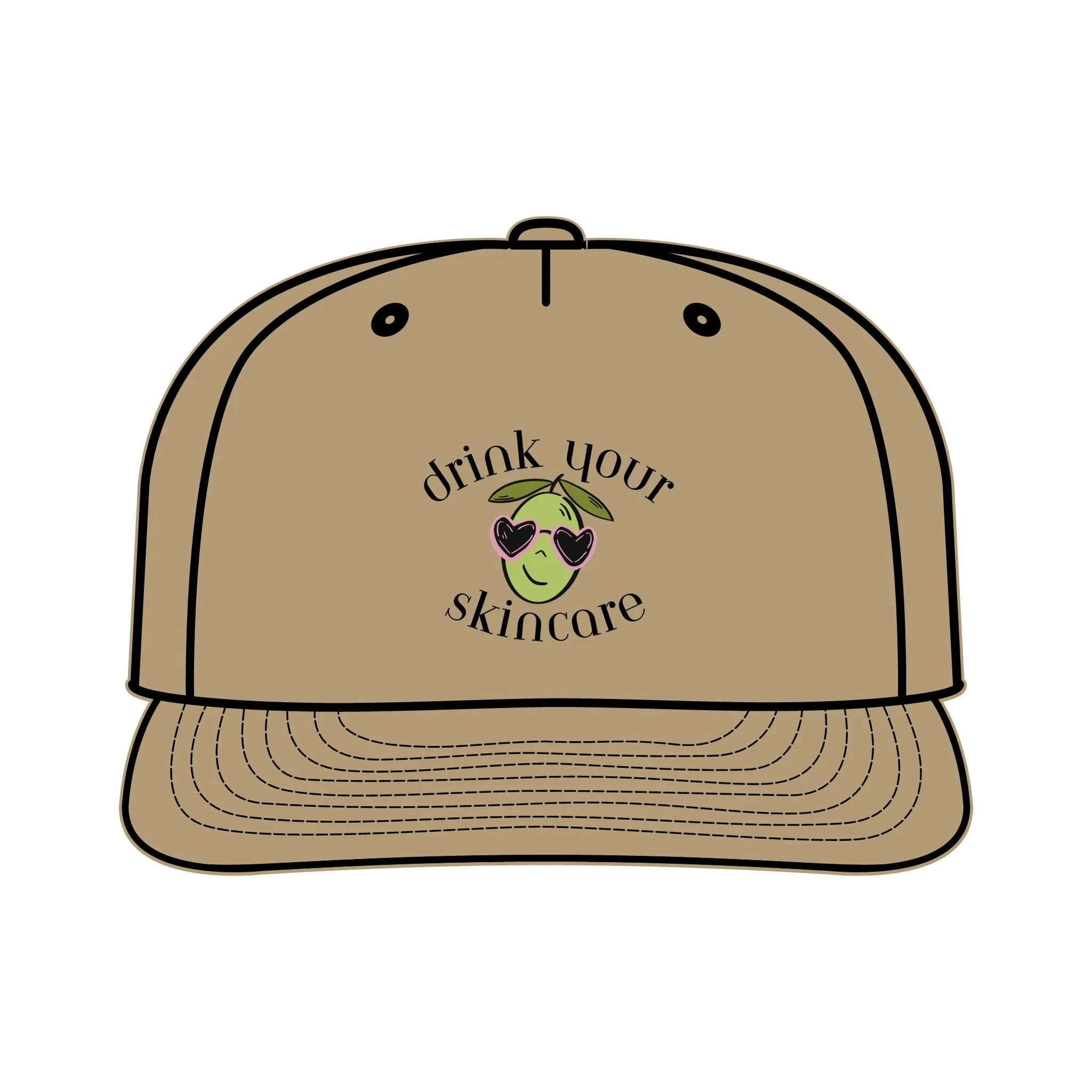 Drink your skincare / olive trees /Surf Cap