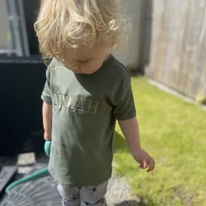 Embroidered Name Tee
