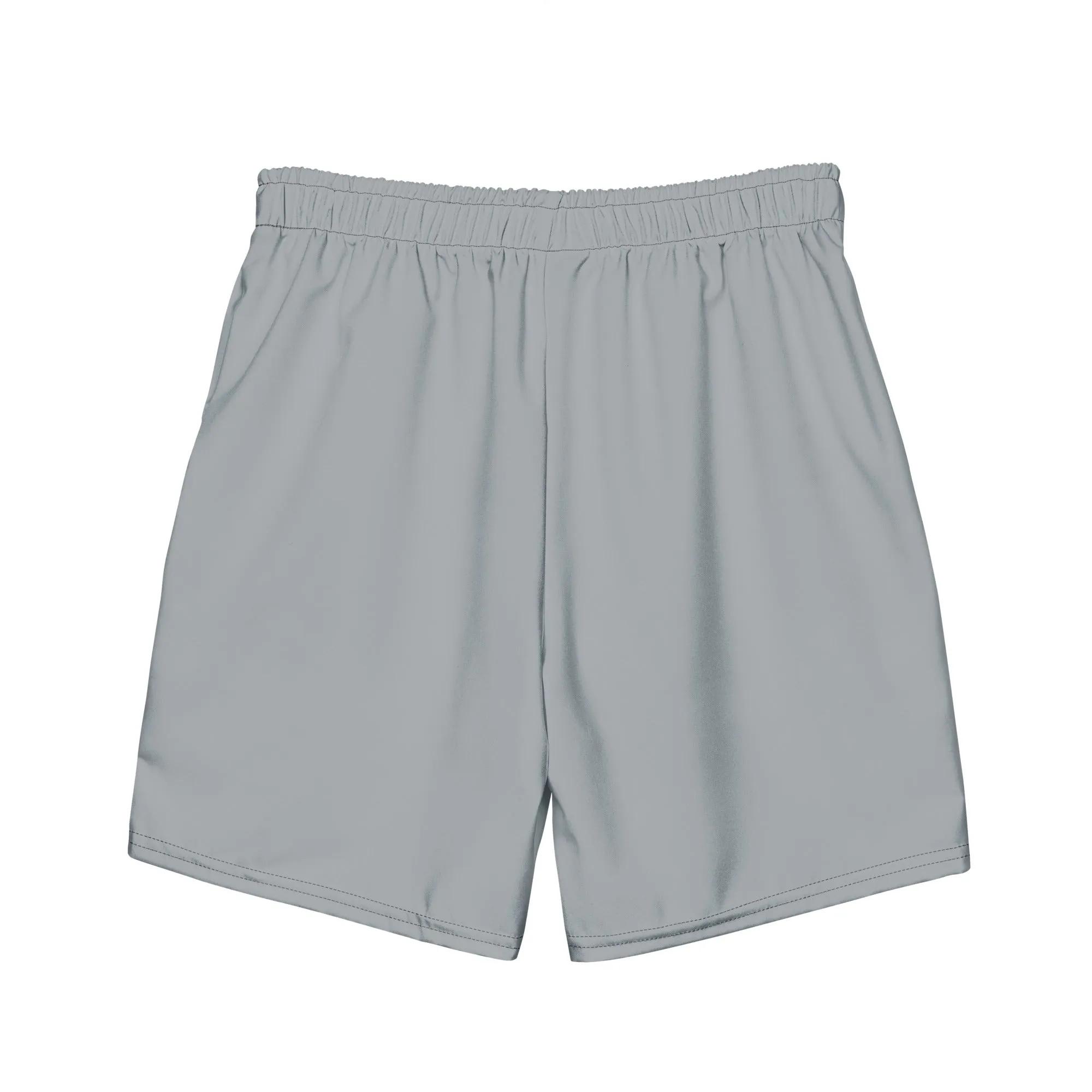 Enjoy Life. - Men's "HYBRID" Swim/Gym Hybrid Shorts (LIGHT GREY)
