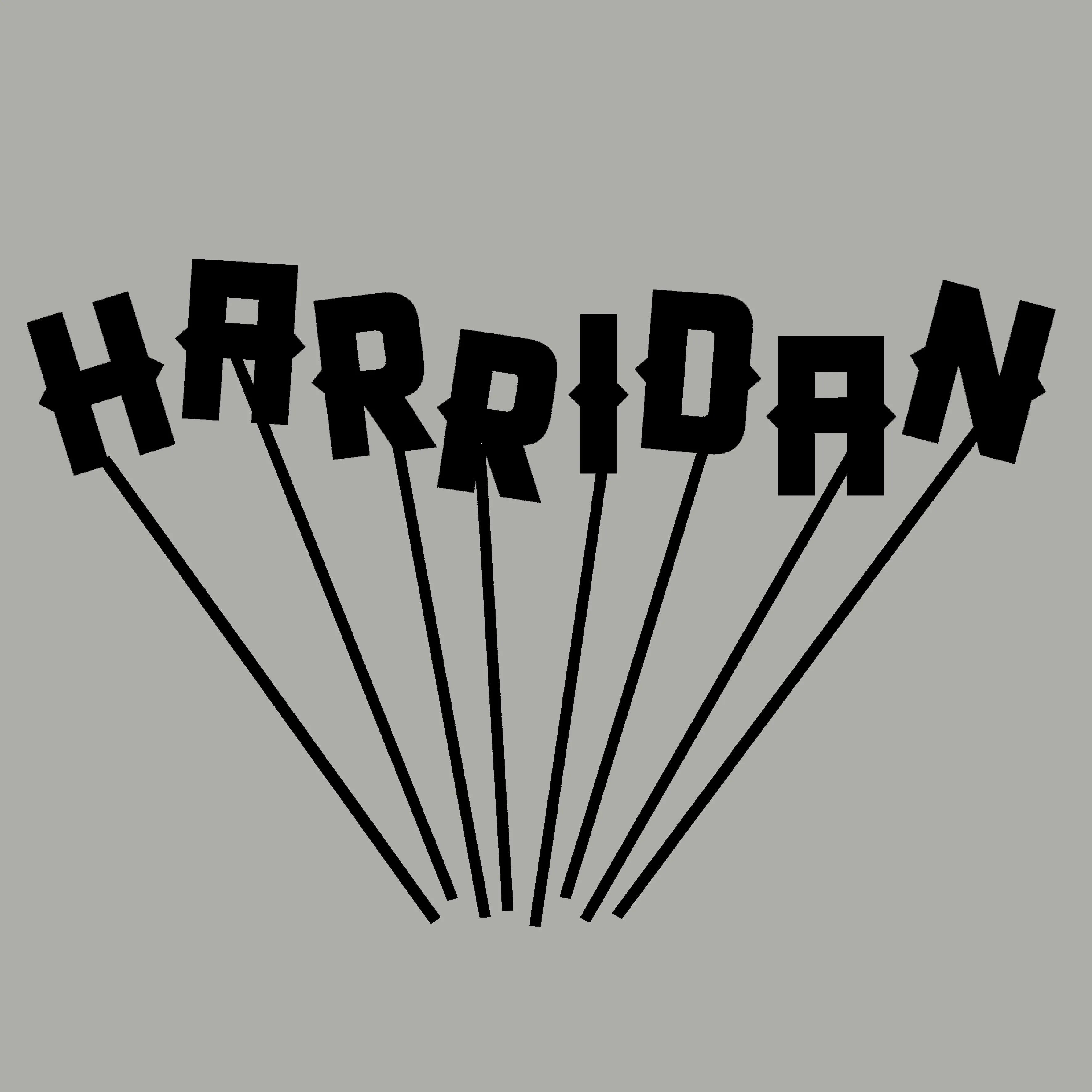 Entire Hag range  - black flock on grey organic clothing