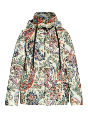Etro Paisley Print Hooded Puffer Jacket