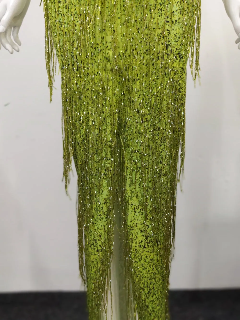 Evening Prom Party Tassel Skinny Dress