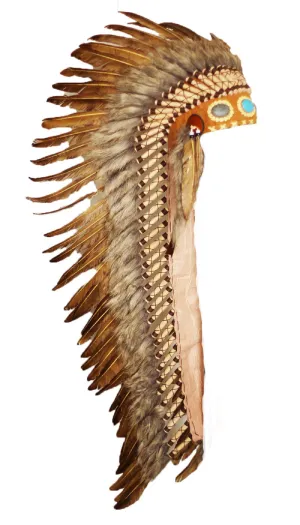 Extra Long Feather Headdress - Indian Headdress Inspired - Headdresses