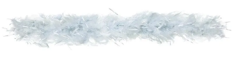 Feather Boa Silver