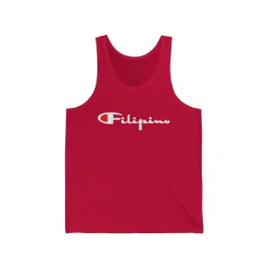 Filipino Champion Red Unisex Jersey Tank