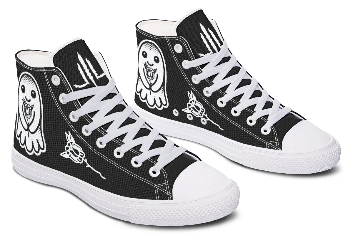 Flower Ghost High Tops