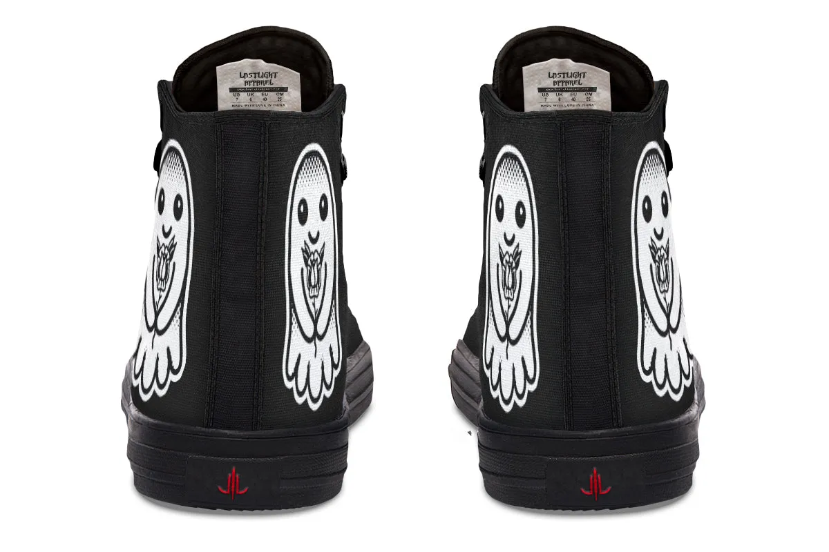 Flower Ghost High Tops