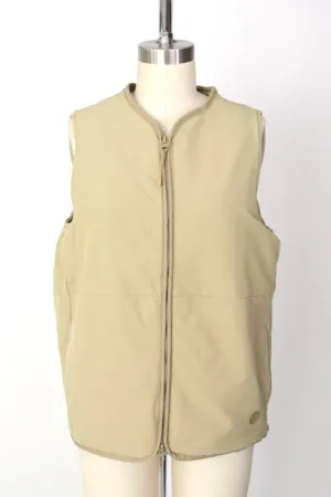 Folk Puffy Zipper Vest