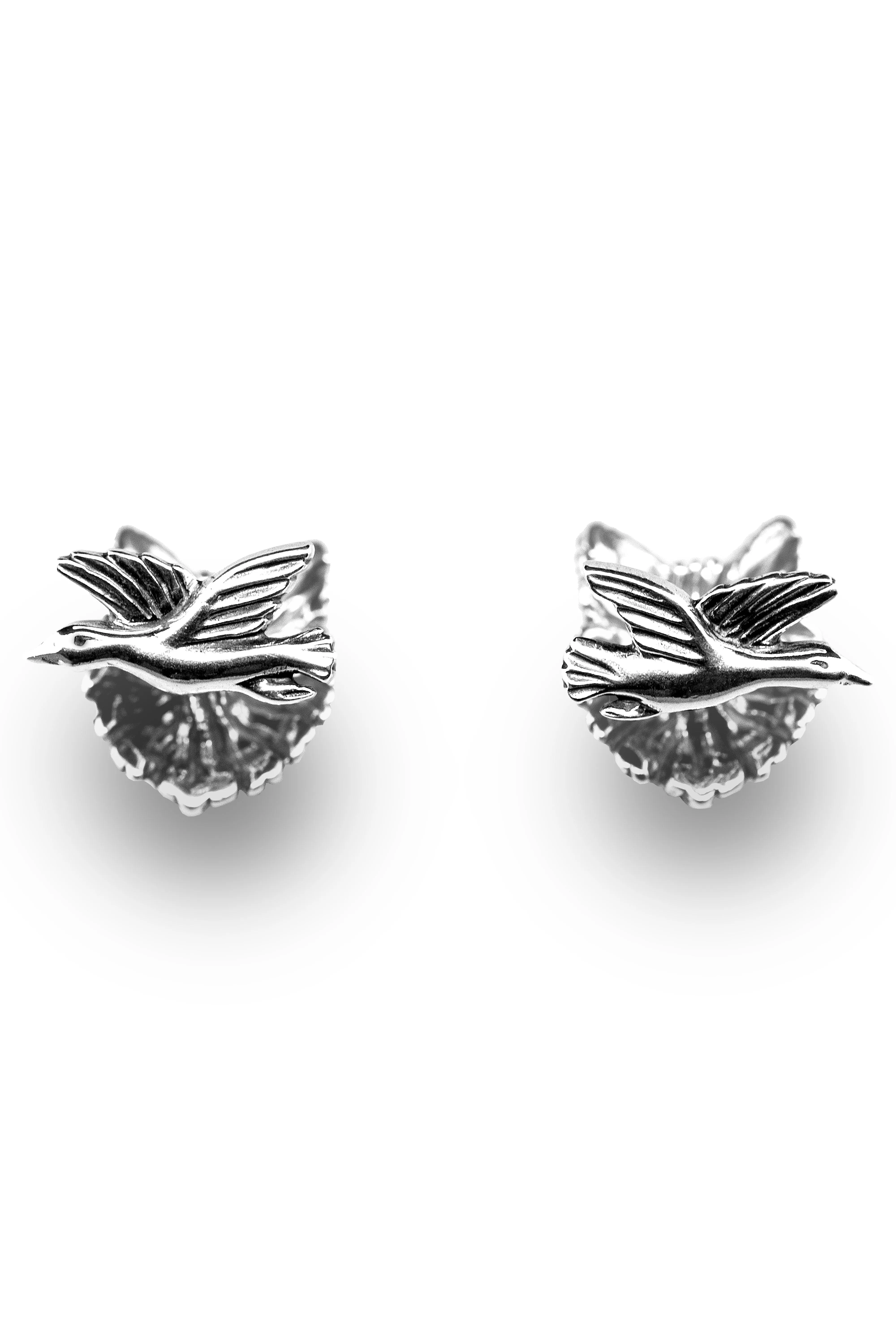 Fox & Goose Blackened Sterling Silver Cufflinks
