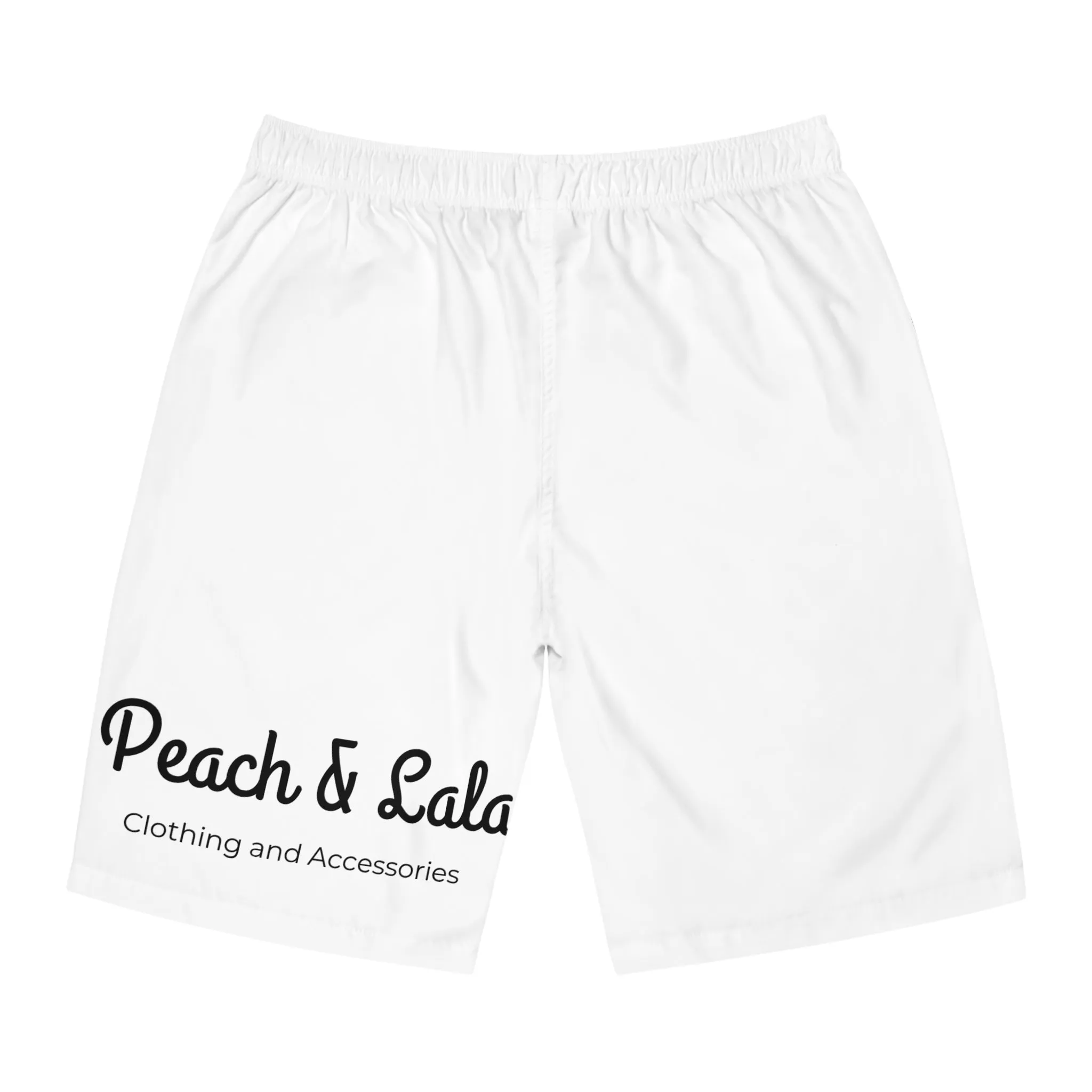 Fun Cat Skateboard Men's Board Shorts | Peach & Lala Apparel
