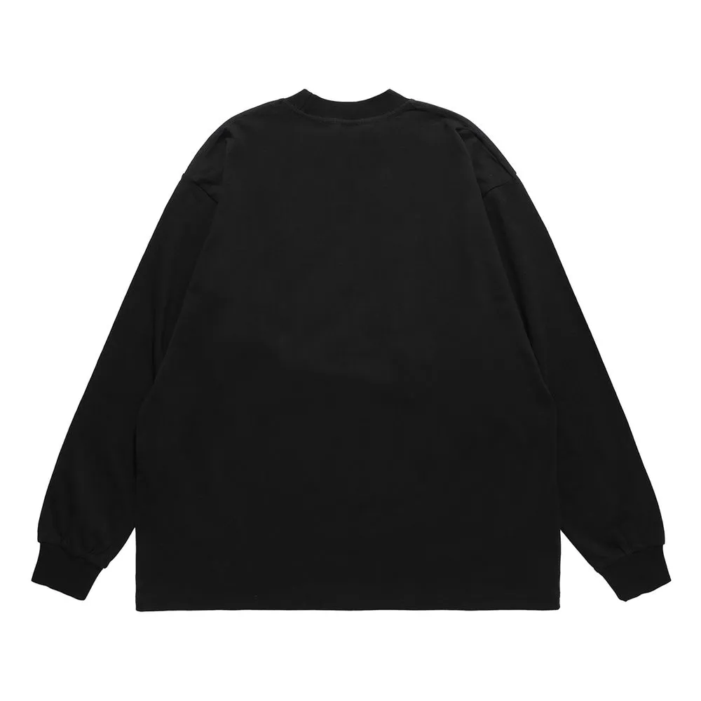 Futuristic Character Print Sweatshirt