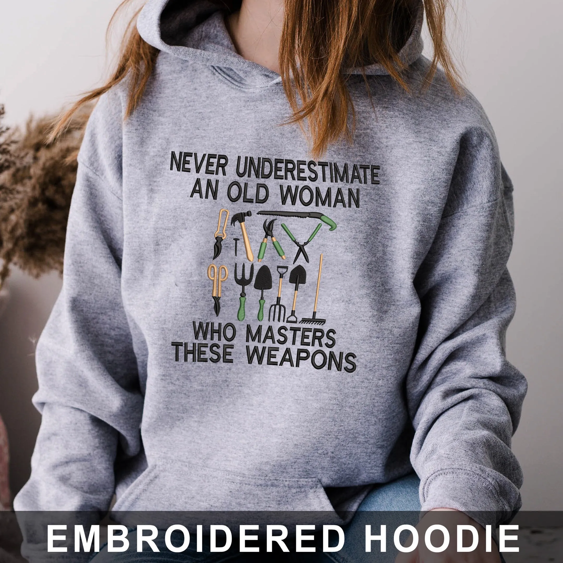Garden Weapons Embroidered Sweatshirt - Hoodie