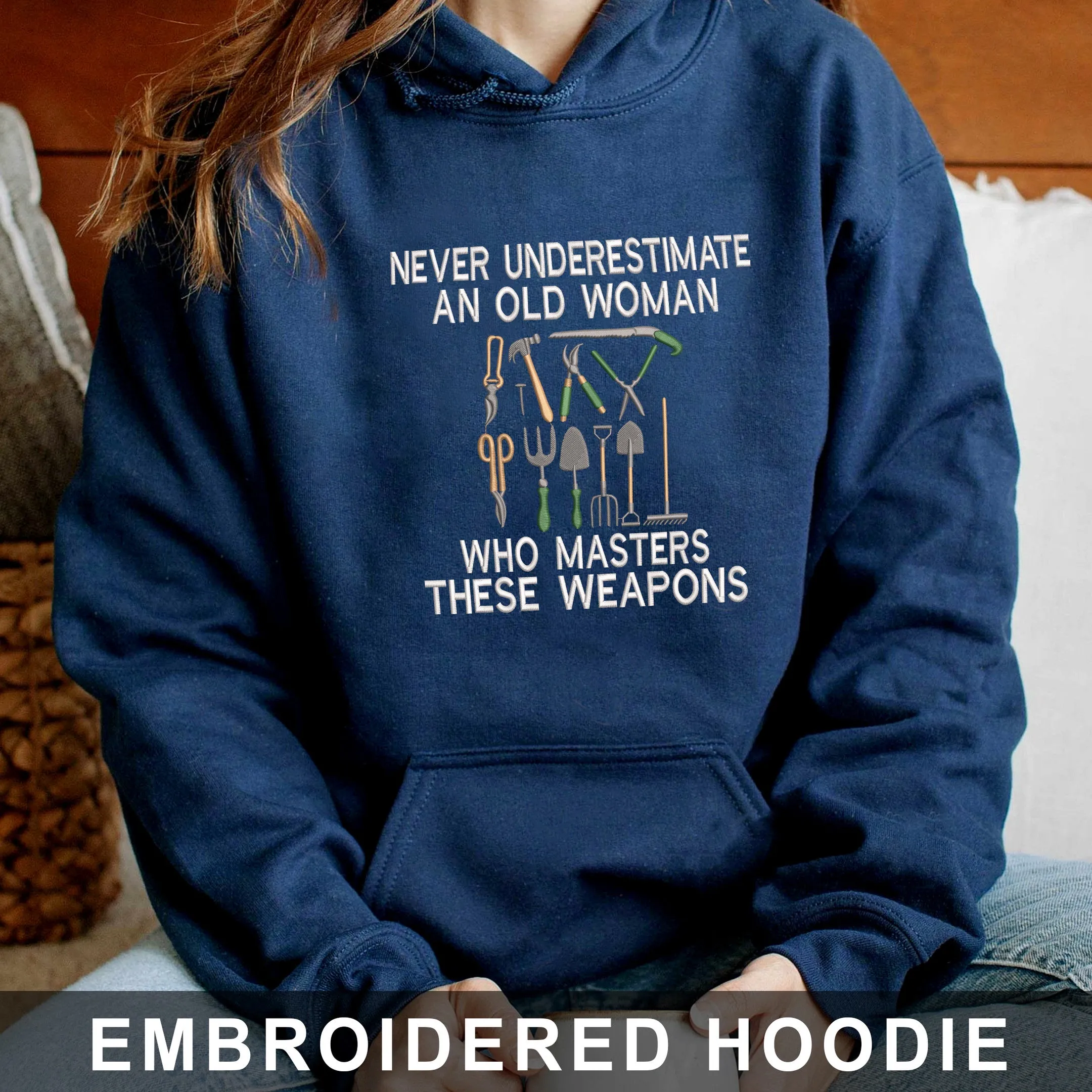 Garden Weapons Embroidered Sweatshirt - Hoodie
