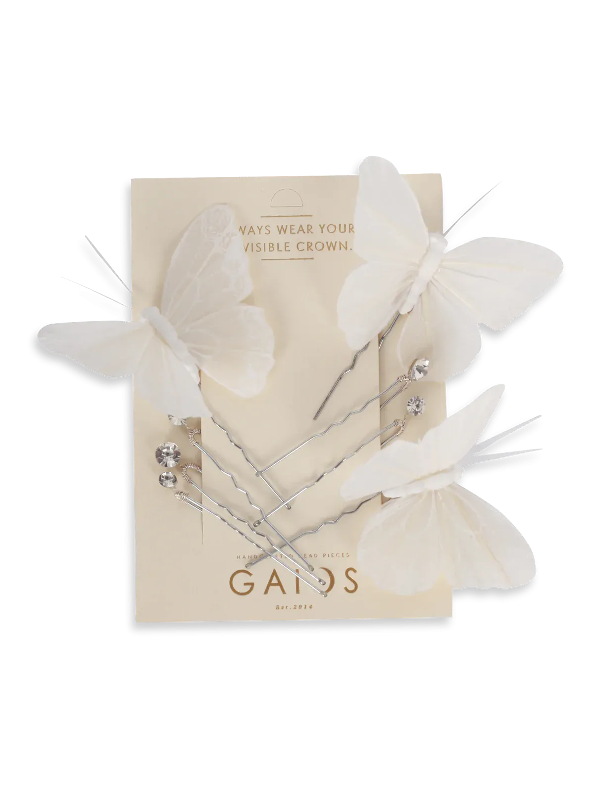GLASSWING HAIR PIN SET