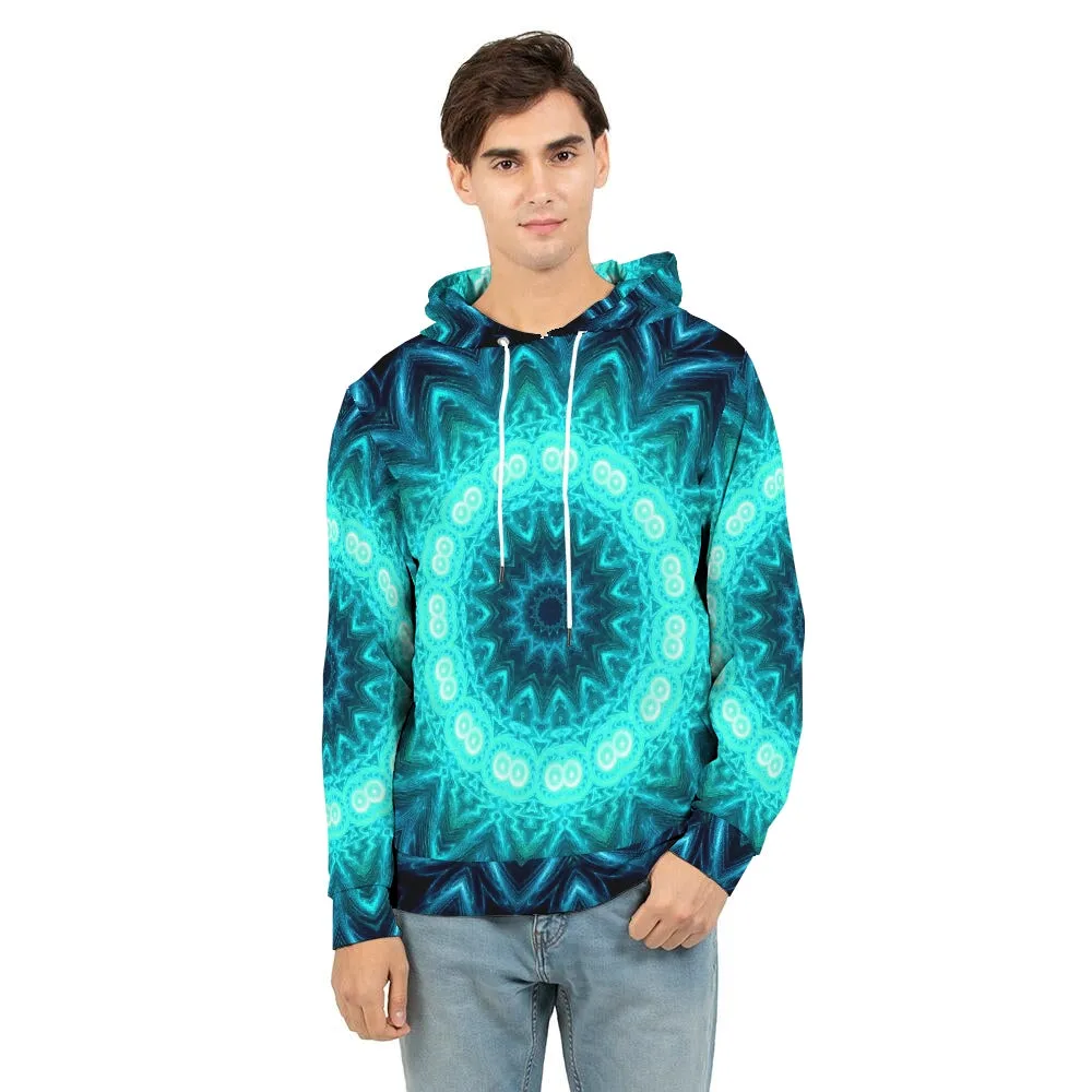 Glowing Circle Men's Hoodie