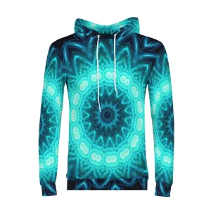 Glowing Circle Men's Hoodie