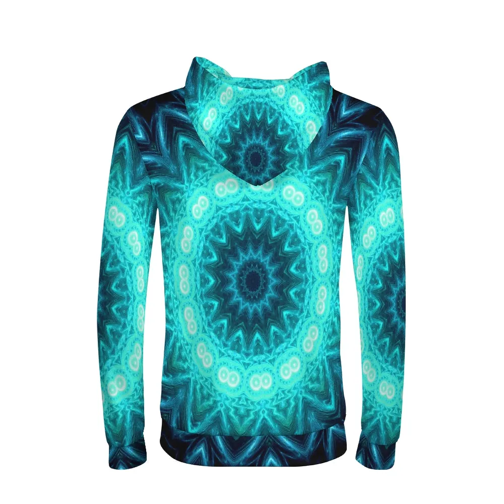 Glowing Circle Men's Hoodie