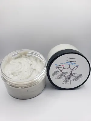 Goat Milk Facial Scrub – Exfoliate, Hydrate & Glow