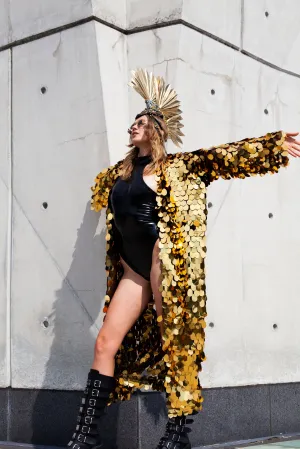 Gold Standard Mesh Sequined  Jacket