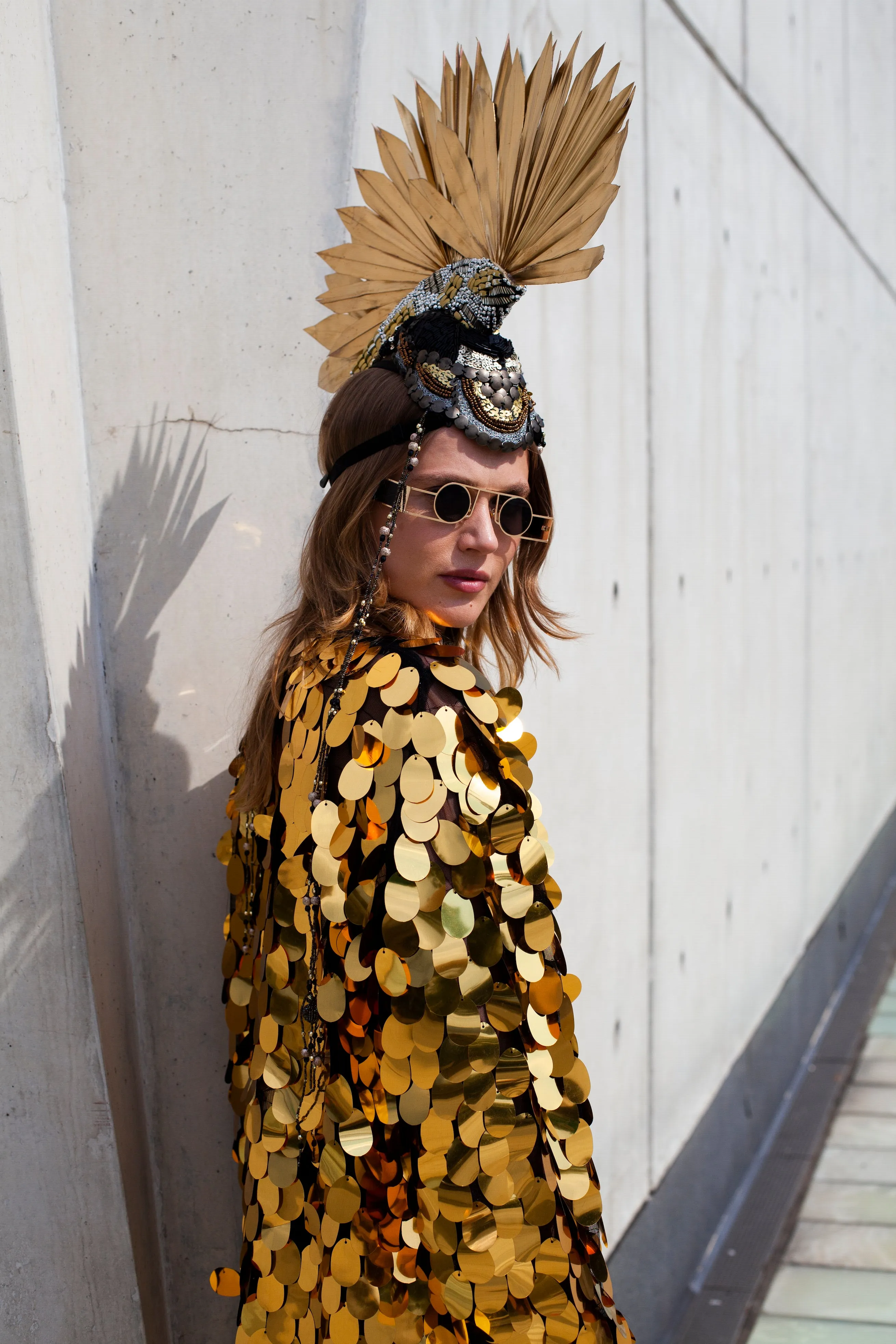Gold Standard Mesh Sequined  Jacket
