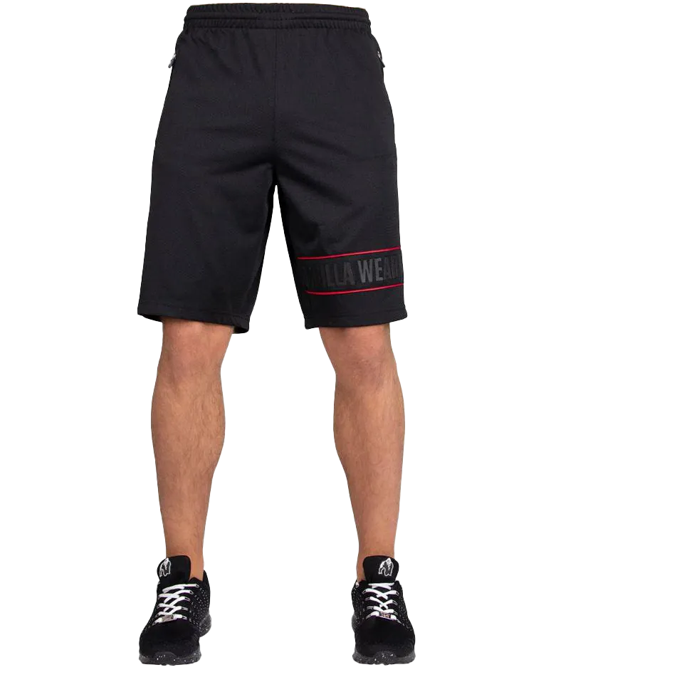 Gorilla Wear Branson Shorts Black/Red