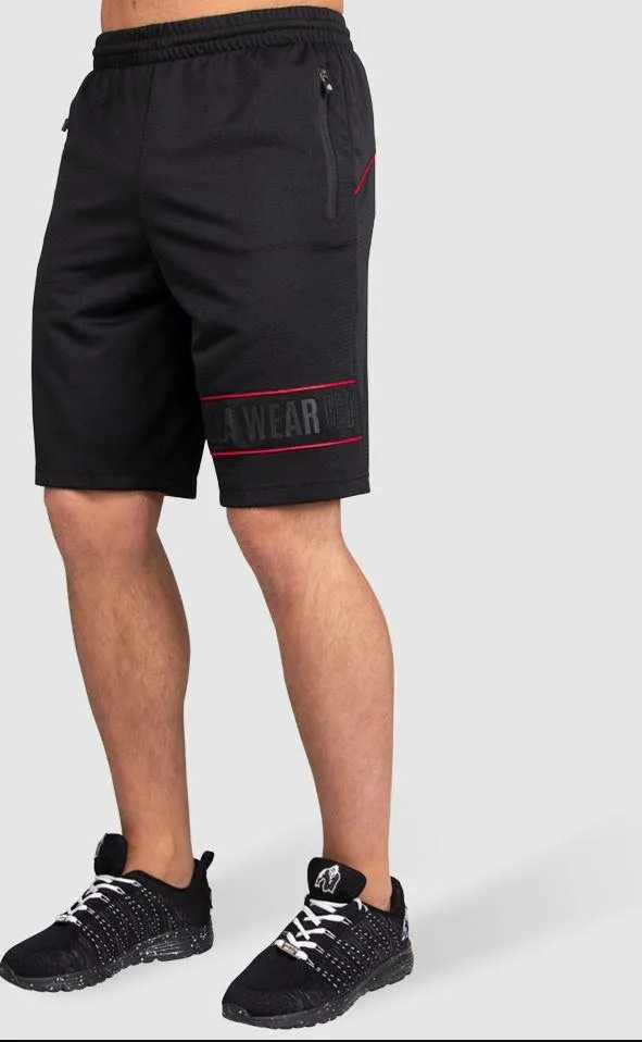 Gorilla Wear Branson Shorts Black/Red