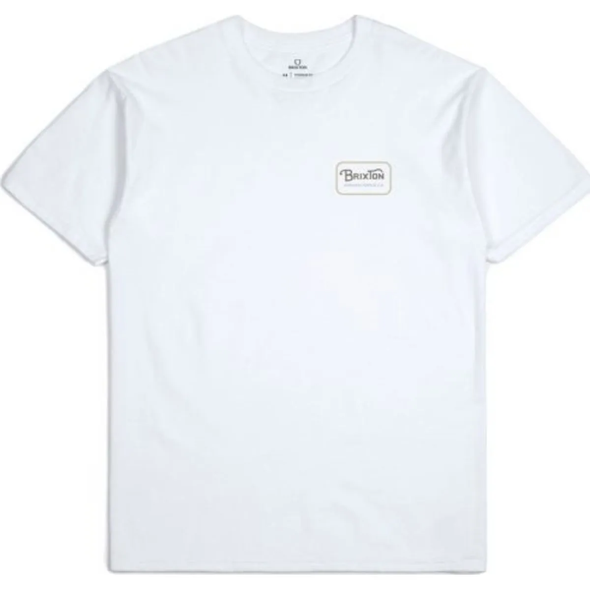 Grade S/S Standard Tee - White/Khaki