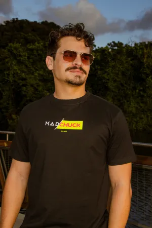 HALF/HALF BLACK TEE PRINT
