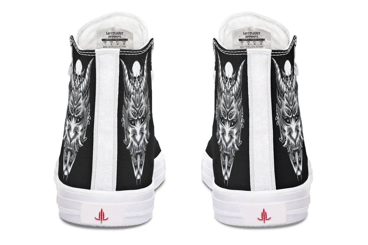 Hannya Mask High Tops