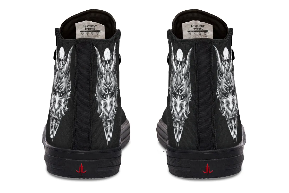 Hannya Mask High Tops