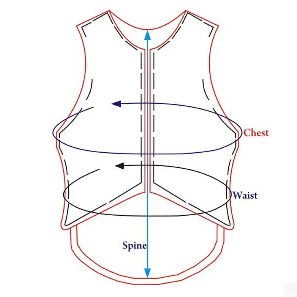 HILASON - Large Bull Riding Vest Bull Pro Rodeo Leathergear Equipment