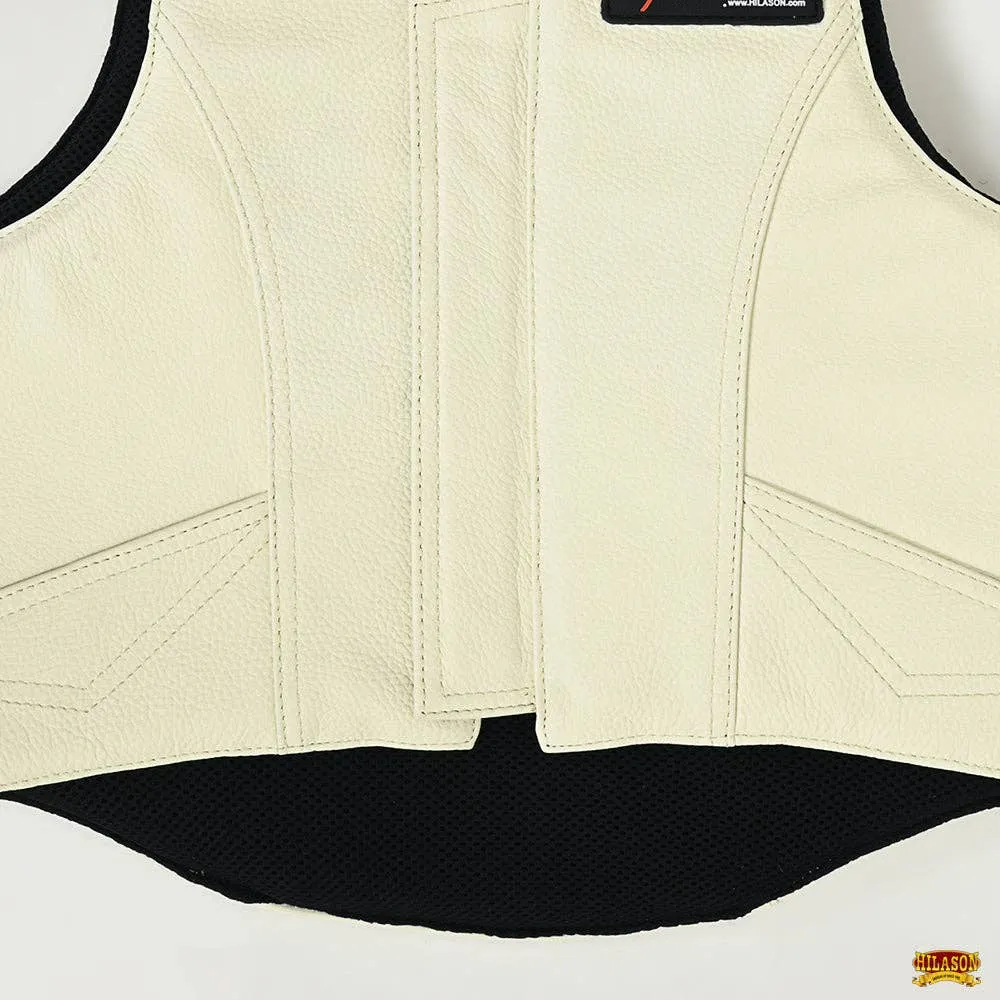 HILASON - Large Bull Riding Vest Bull Pro Rodeo Leathergear Equipment