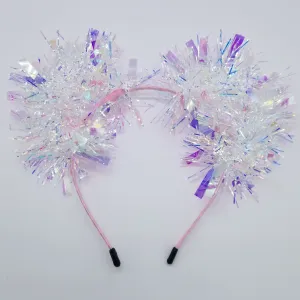 Holographic Sparkle Kittycorn Ears