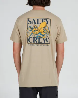 INK SLINGER STANDARD S/S TEE - Khaki Heather