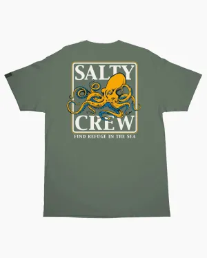 INK SLINGER STANDARD S/S TEE - Moss