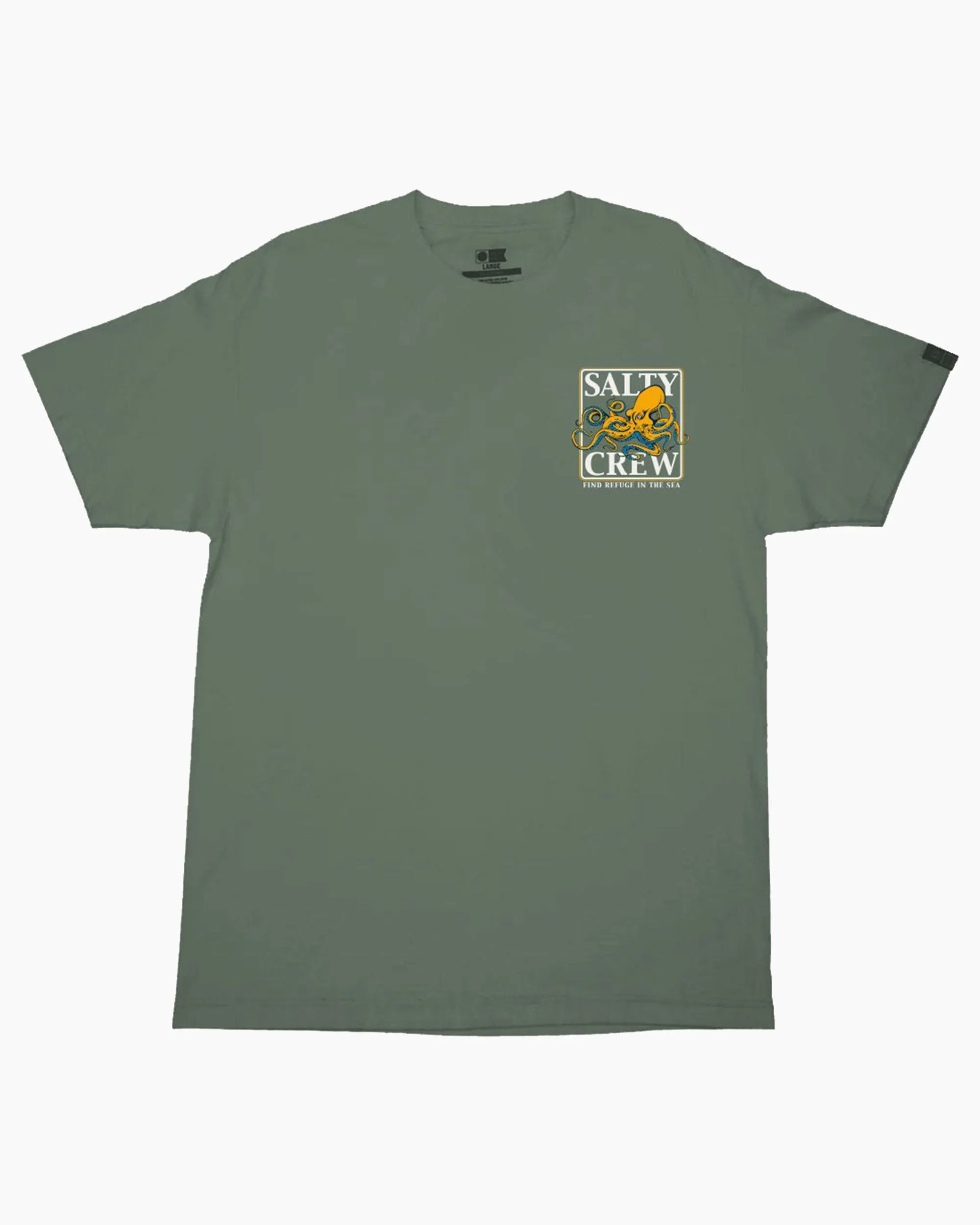INK SLINGER STANDARD S/S TEE - Moss