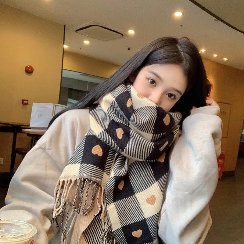 INSTOCK-Men's double-sided plaid high-end scarf