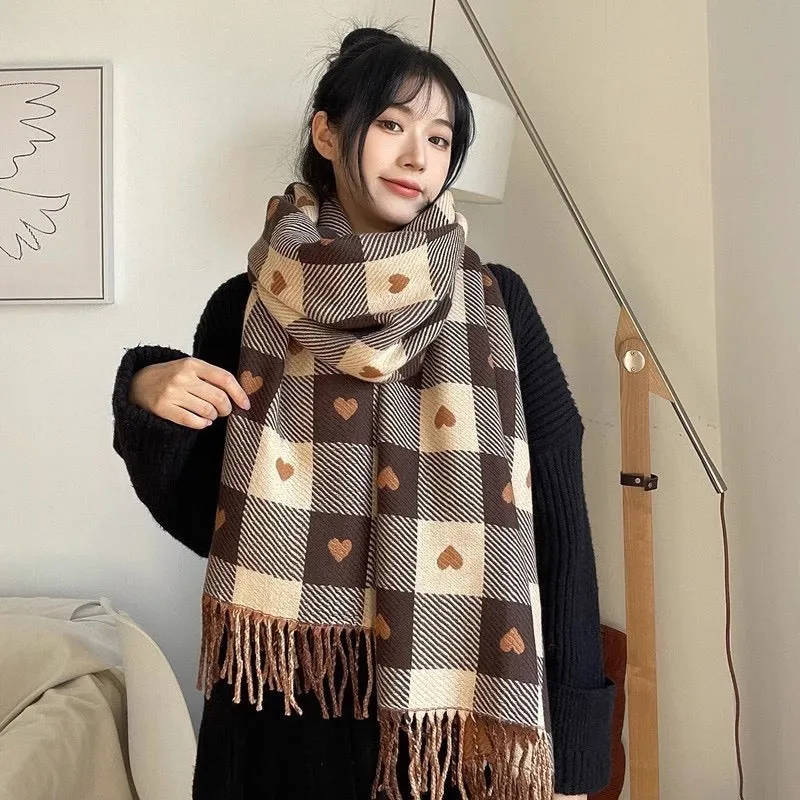 INSTOCK-Men's double-sided plaid high-end scarf