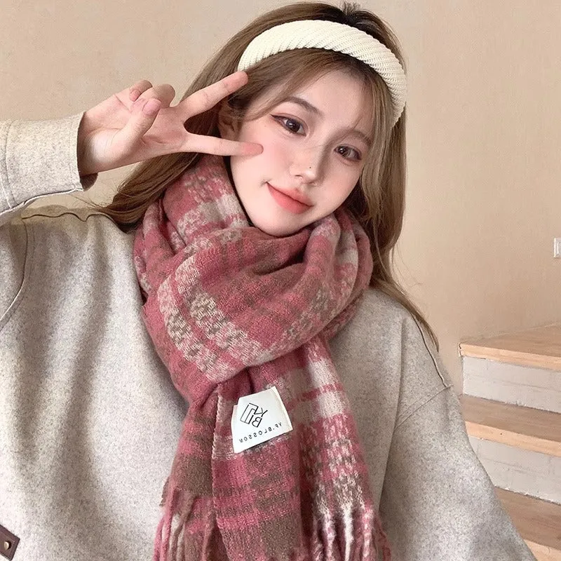 INSTOCK-Men's double-sided plaid high-end scarf