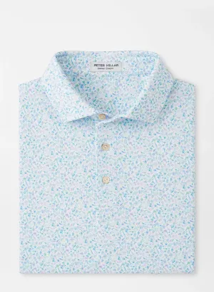 Island Jammin Performance Jersey Polo (White)