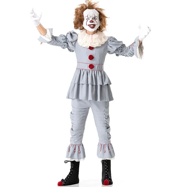 IT Pennywise Grey Costume