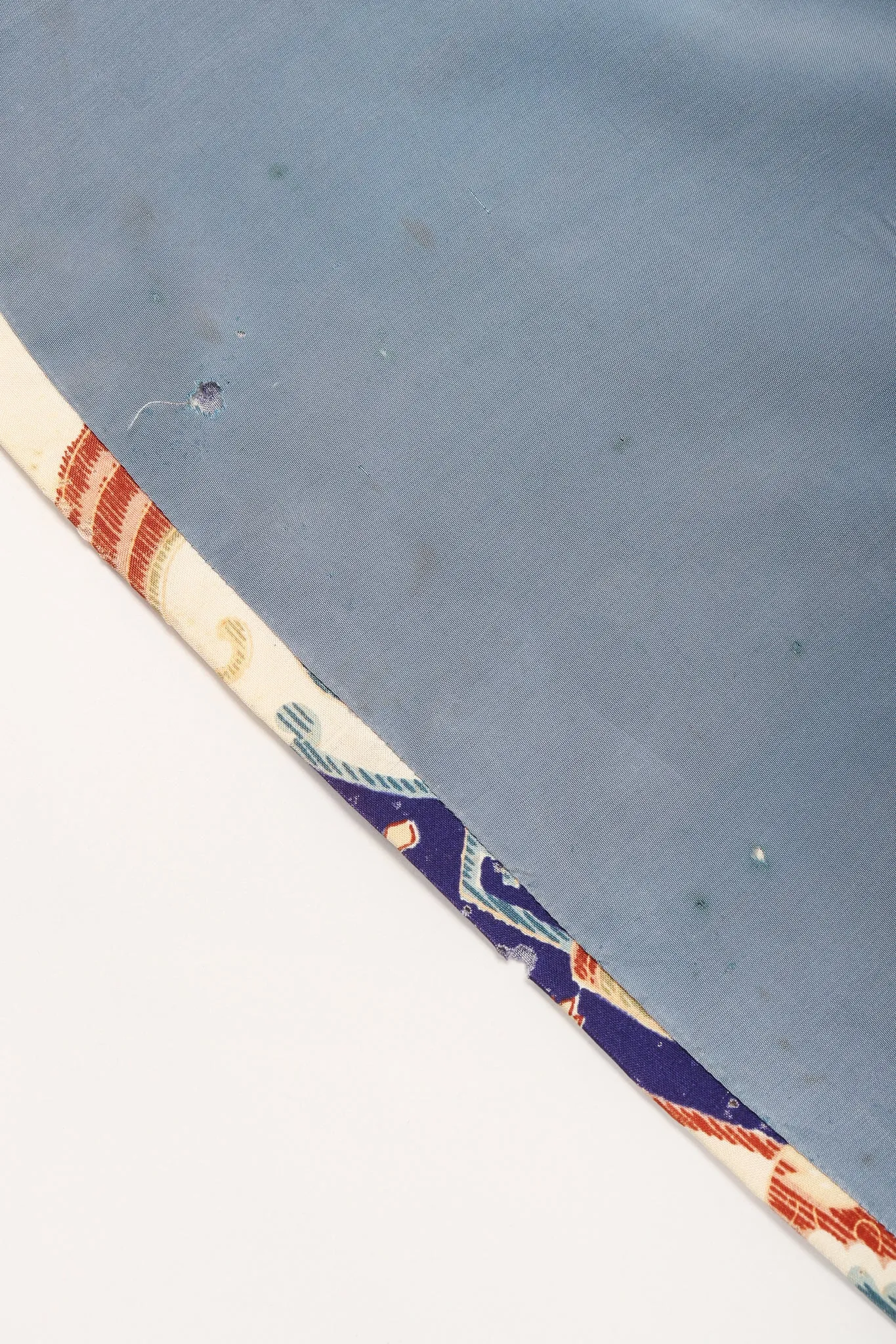 Japanese Folk Print Kimono Caftan