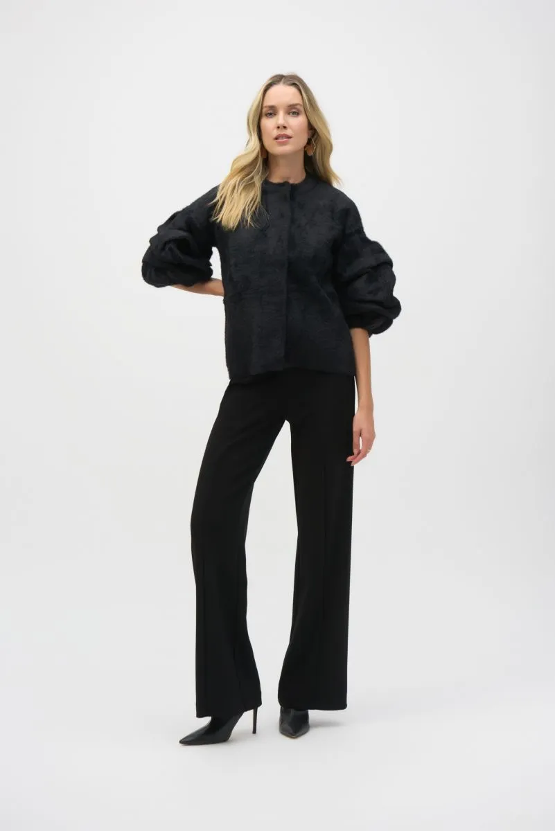 Joseph Ribkoff Mock Neck Puff Sleeves Jacket 244931