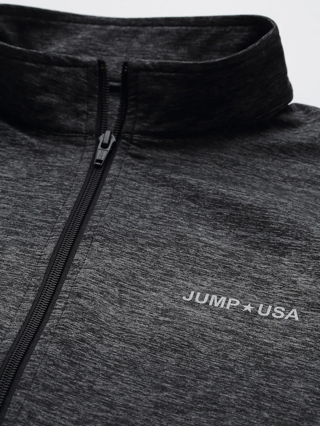 JUMP USA Training Men Black Rapid-Dry Solid Jackets