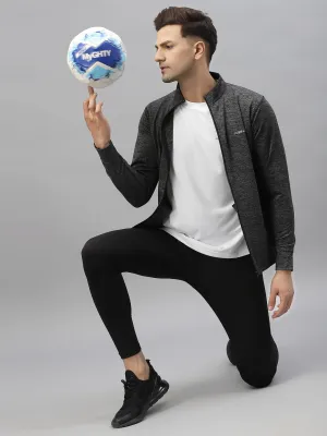 JUMP USA Training Men Black Rapid-Dry Solid Jackets