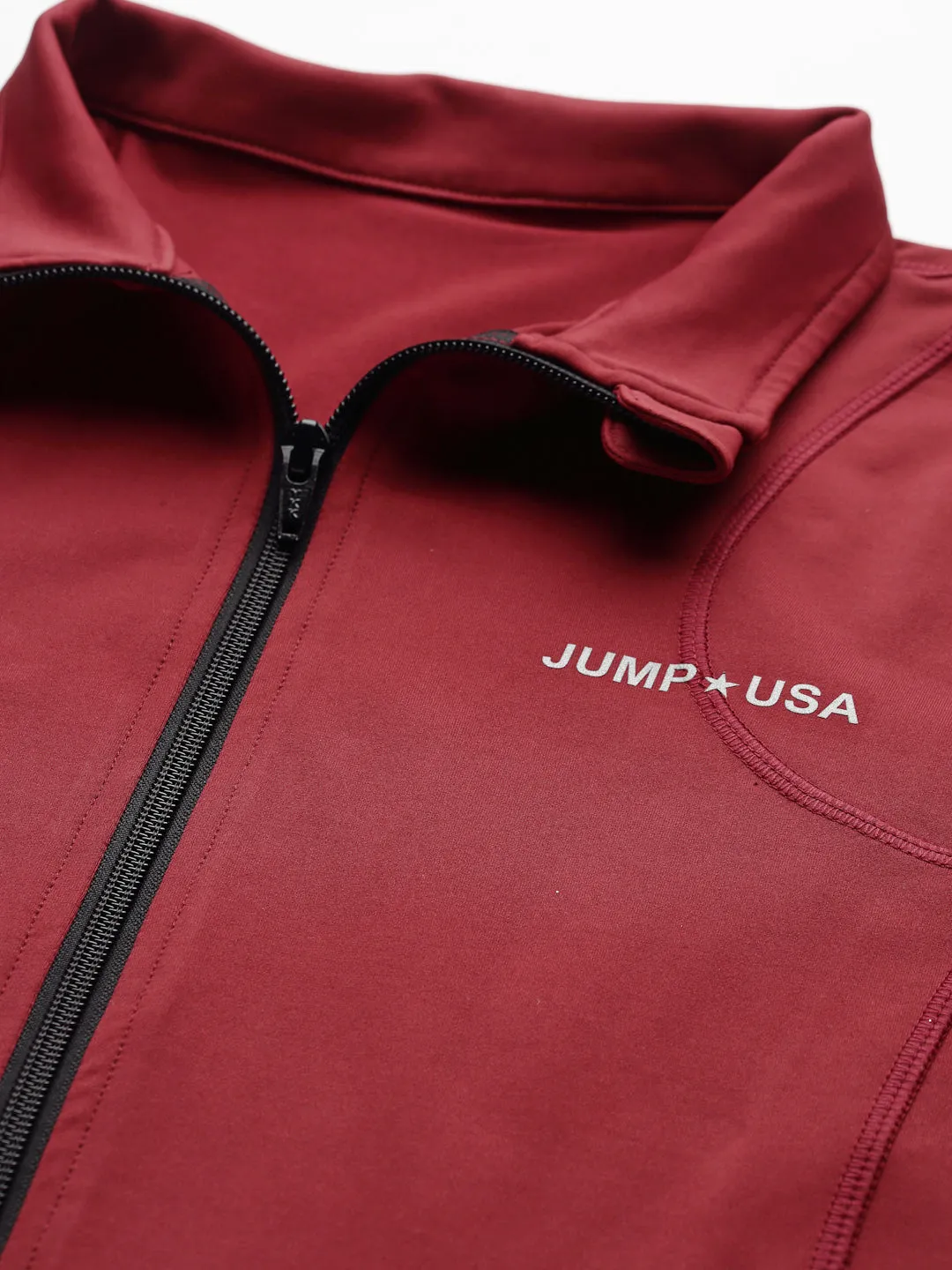 JUMP USA Women Solid Polyester Hiking Jacket