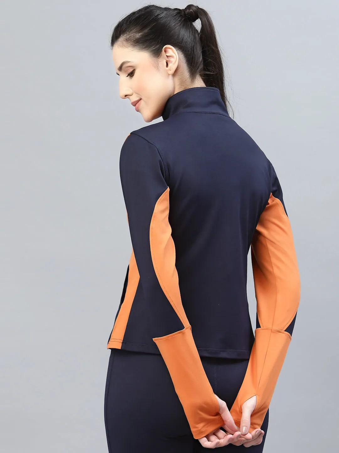 JUMP USA Women Solid Polyester Hiking Jacket