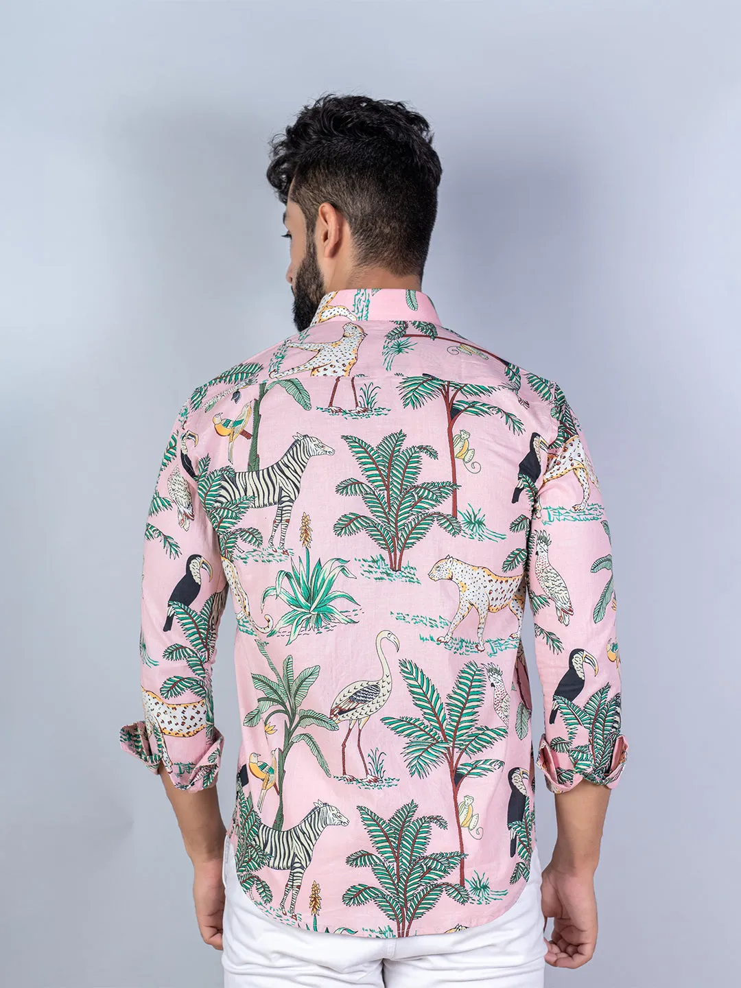 Jungle Safari Full Sleeves Cotton Printed Shirt